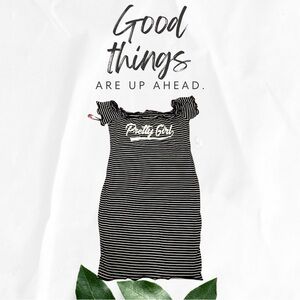 !! Pretty girl stripped dress